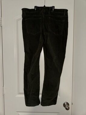 Goodthreads Olive Green Corduroy Straight-Leg Pants